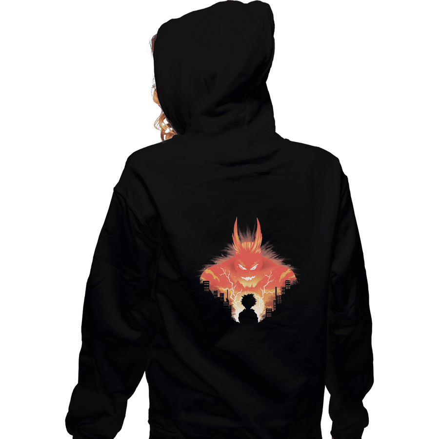 Shirts Zippered Hoodies, Unisex / Small / Black Ultra Sunset