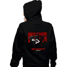 Load image into Gallery viewer, Daily_Deal_Shirts Zippered Hoodies, Unisex / Small / Black Merry Yippee Kay Yay
