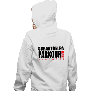 Shirts Zippered Hoodies, Unisex / Small / White Parkour Team