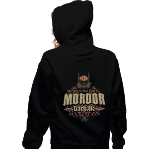 Shirts Pullover Hoodies, Unisex / Small / Black Mordor Dark Ale