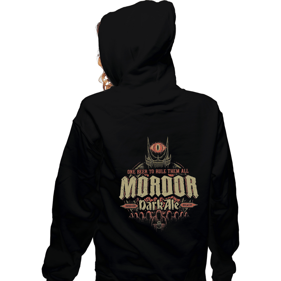 Shirts Pullover Hoodies, Unisex / Small / Black Mordor Dark Ale