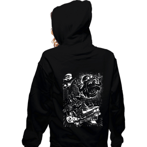 Daily_Deal_Shirts Zippered Hoodies, Unisex / Small / Black Real Busters