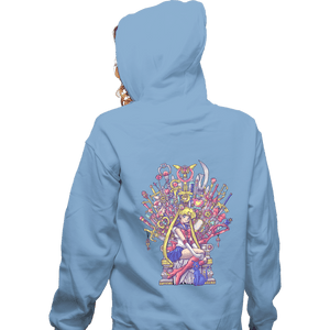 Shirts Zippered Hoodies, Unisex / Small / Royal Blue Throne Of Magic