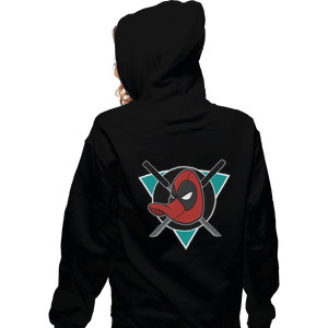 Shirts Zippered Hoodies, Unisex / Small / Black Mighty Dead Ducks