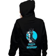 Load image into Gallery viewer, Secret_Shirts Zippered Hoodies, Unisex / Small / Black Queen VS  Bishop
