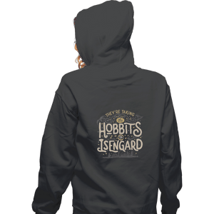 Shirts Zippered Hoodies, Unisex / Small / Dark heather Taking The Hobbits To Isengard