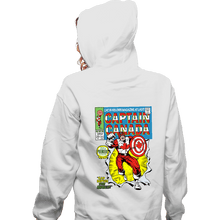 Load image into Gallery viewer, Daily_Deal_Shirts Zippered Hoodies, Unisex / Small / White Captain Canada
