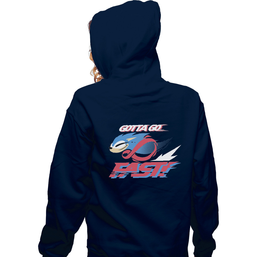 Shirts Pullover Hoodies, Unisex / Small / Navy Supersonic