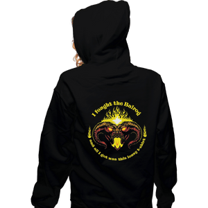 Shirts Pullover Hoodies, Unisex / Small / Black I Fought The Fire Demon