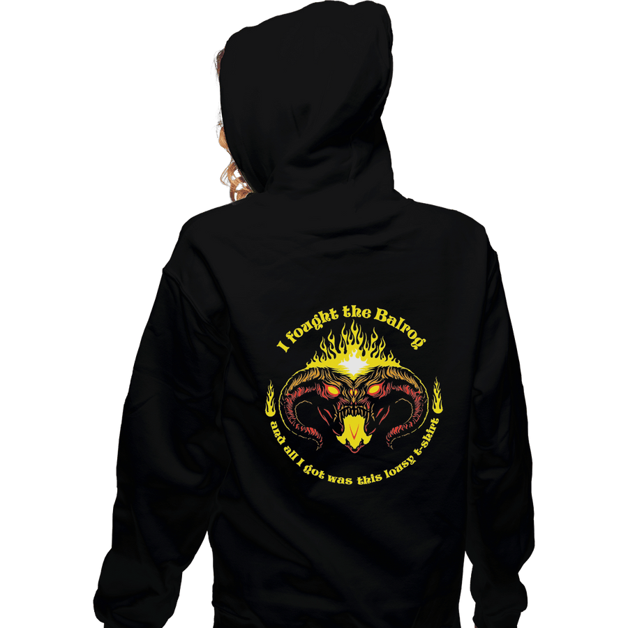 Shirts Pullover Hoodies, Unisex / Small / Black I Fought The Fire Demon