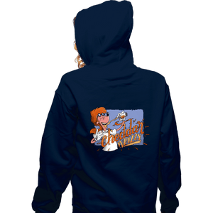 Secret_Shirts Zippered Hoodies, Unisex / Small / Navy Cheddar Whizzy!