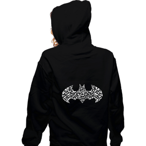 Daily_Deal_Shirts Zippered Hoodies, Unisex / Small / Black The Call Of Bats