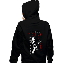 Load image into Gallery viewer, Daily_Deal_Shirts Zippered Hoodies, Unisex / Small / Black Clock Fear
