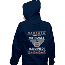 Load image into Gallery viewer, Shirts Pullover Hoodies, Unisex / Small / Navy Roast Is Ruined
