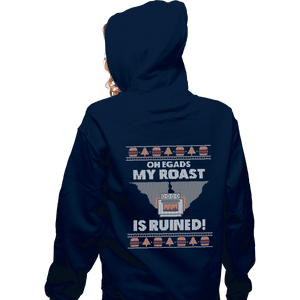 Shirts Pullover Hoodies, Unisex / Small / Navy Roast Is Ruined