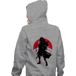 Shirts Zippered Hoodies, Unisex / Small / Sports Grey Crimson Madara