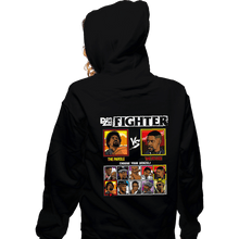 Load image into Gallery viewer, Secret_Shirts Zippered Hoodies, Unisex / Small / Black Denzel Fighter
