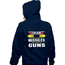 Load image into Gallery viewer, Shirts Zippered Hoodies, Unisex / Small / Navy Switching To Guns
