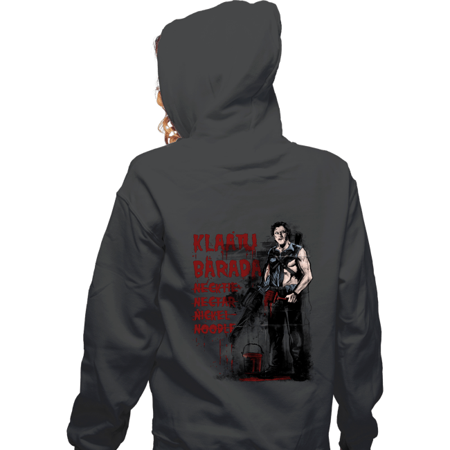 Daily_Deal_Shirts Zippered Hoodies, Unisex / Small / Dark Heather NecronomiWall
