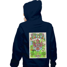 Load image into Gallery viewer, Shirts Zippered Hoodies, Unisex / Small / Navy The Mushroom Kingdom

