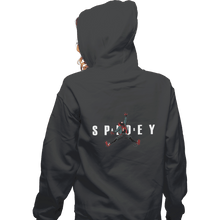 Load image into Gallery viewer, Shirts Zippered Hoodies, Unisex / Small / Dark Heather Air Spidey
