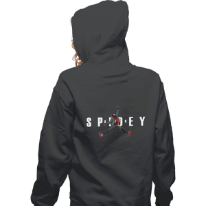 Shirts Zippered Hoodies, Unisex / Small / Dark Heather Air Spidey