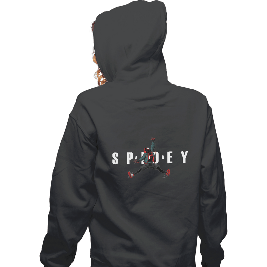 Shirts Zippered Hoodies, Unisex / Small / Dark Heather Air Spidey