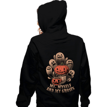 Load image into Gallery viewer, Secret_Shirts Zippered Hoodies, Unisex / Small / Black My Ghosts
