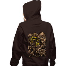 Load image into Gallery viewer, Daily_Deal_Shirts Zippered Hoodies, Unisex / Small / Dark Chocolate Muddman
