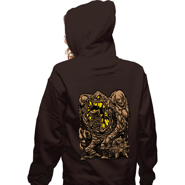 Daily_Deal_Shirts Zippered Hoodies, Unisex / Small / Dark Chocolate Muddman