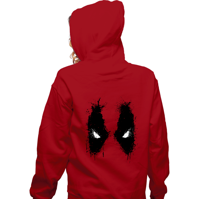 Shirts Zippered Hoodies, Unisex / Small / Red Splatter Merc