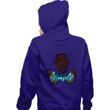 Load image into Gallery viewer, Shirts Zippered Hoodies, Unisex / Small / Violet Keep It Simple
