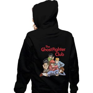 Shirts Zippered Hoodies, Unisex / Small / Black The Ghost Fighter Club