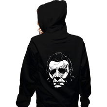 Load image into Gallery viewer, Shirts Zippered Hoodies, Unisex / Small / Black Shape Of Myers
