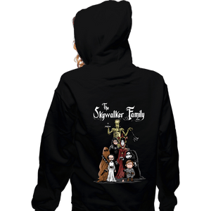 Daily_Deal_Shirts Zippered Hoodies, Unisex / Small / Black The Skywalker Family