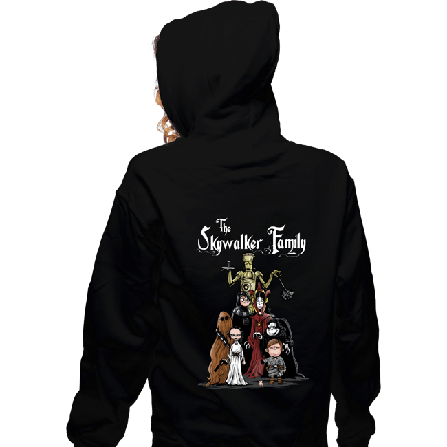 Daily_Deal_Shirts Zippered Hoodies, Unisex / Small / Black The Skywalker Family