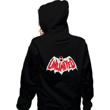 Load image into Gallery viewer, Secret_Shirts Zippered Hoodies, Unisex / Small / Black Unlimited Spider
