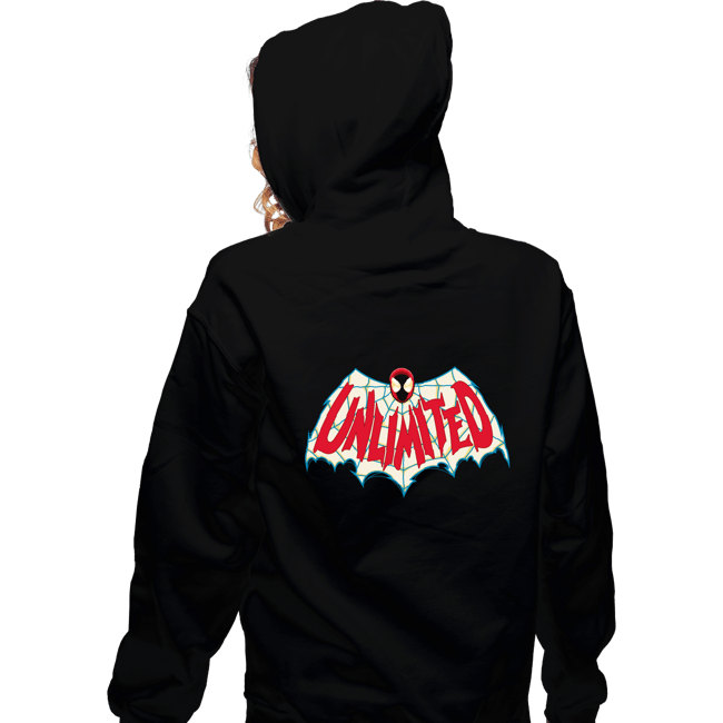 Secret_Shirts Zippered Hoodies, Unisex / Small / Black Unlimited Spider