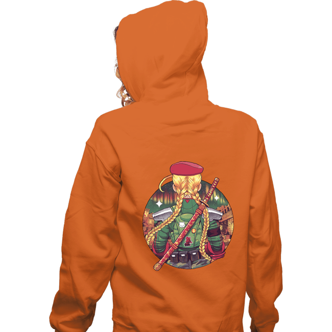 Daily_Deal_Shirts Zippered Hoodies, Unisex / Small / Red Autumn Fighter