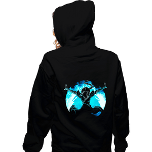 Daily_Deal_Shirts Zippered Hoodies, Unisex / Small / Black Water Bender Orb