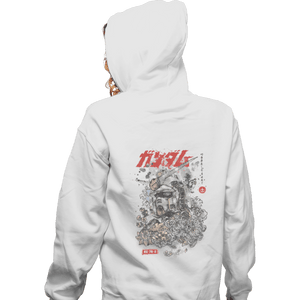 Shirts Pullover Hoodies, Unisex / Small / White Gundam Ink