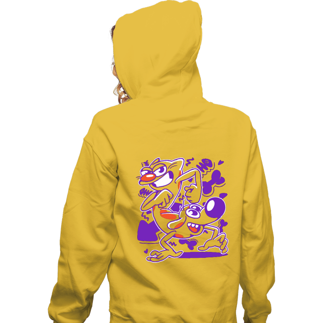 Daily_Deal_Shirts Zippered Hoodies, Unisex / Small / White A Woof And A Purr