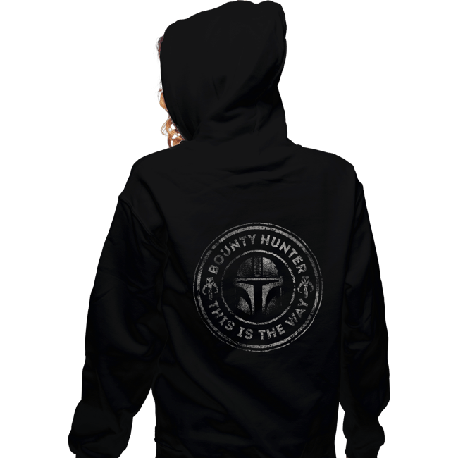 Shirts Zippered Hoodies, Unisex / Small / Black Bounty Hunter Way