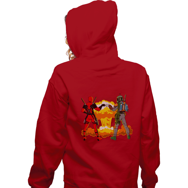 Secret_Shirts Zippered Hoodies, Unisex / Small / Red Epic Bro Fist Secret Sale