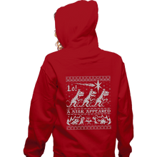 Load image into Gallery viewer, Secret_Shirts Zippered Hoodies, Unisex / Small / Red We Three Kings

