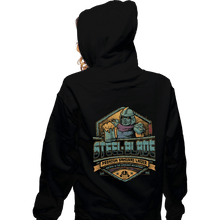 Load image into Gallery viewer, Daily_Deal_Shirts Zippered Hoodies, Unisex / Small / Black Steel Blade Lager
