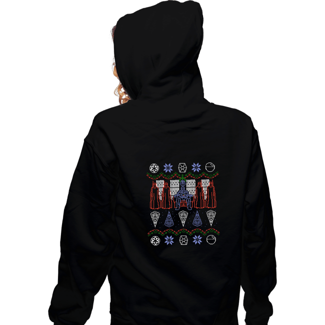 Shirts Zippered Hoodies, Unisex / Small / Black Christmas On The Dark Side