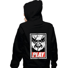 Load image into Gallery viewer, Shirts Zippered Hoodies, Unisex / Small / Black Play
