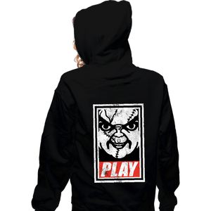 Shirts Zippered Hoodies, Unisex / Small / Black Play