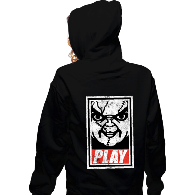 Shirts Zippered Hoodies, Unisex / Small / Black Play